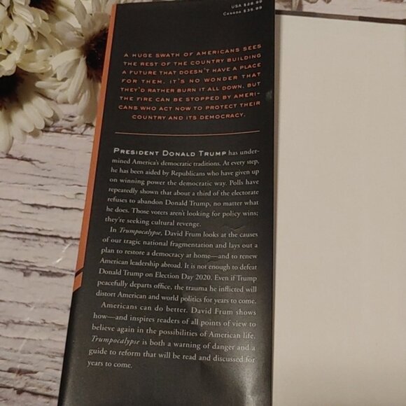 3/$13 Trumpocalypse. Restoring American Democracy by David Frum adult book - Picture 2 of 5
